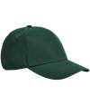 BB825 B825 Beechfield EarthAware® Classic Organic Cotton 5 Panel Cap Bottle Green colour image